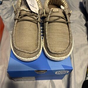 Hey Dude Walnut Stretch Sox Shoes